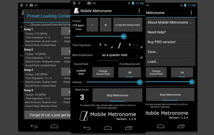 Apps für Drummer: Mobile Metronome